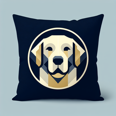 Adorable Golden Retriever Throw Pillow - Perfect Home Decor for Dog Lovers